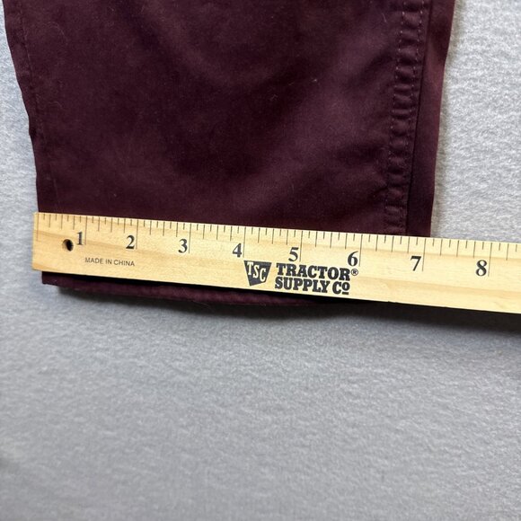 7 For All Mankind Jen 7 Jeans Women Size 8 Slim Straight Leg Mid Rise Plum Denim - Picture 8 of 13